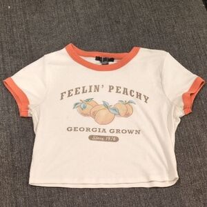 Feelin Peachy Forever 21 Shirt
